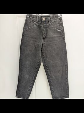 Vintage Rocky Mountain Jeans Womens 11 Medium Fits 26x31 Black Western Bareback